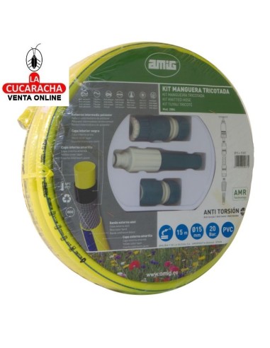 KIT MANGUERA TRICOTADA DE PVC...