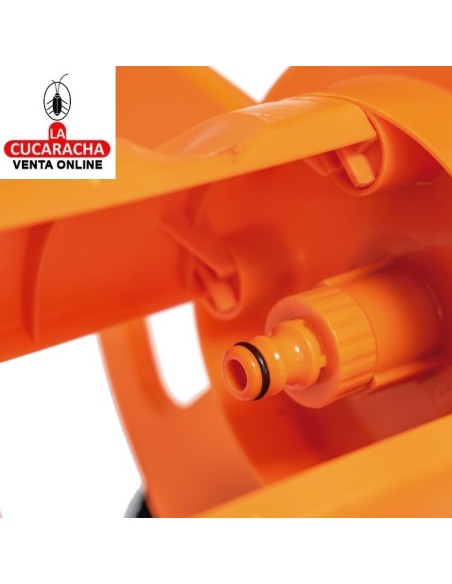 CARRO PORTA MANGUERA DE 1/2 PARA 60METROS Y ACCESORIOS MODELO R47.