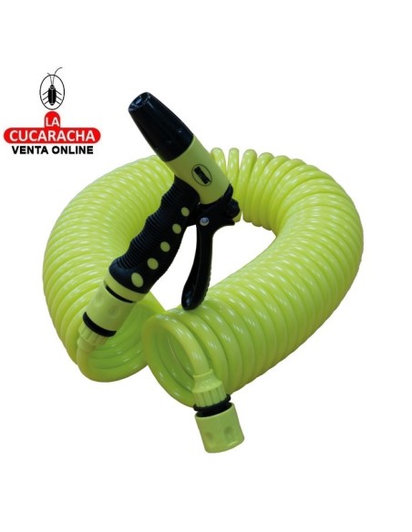 KIT MANGUERA HELICOIDAL GOMA EVA 3/8 CON ACCESORIOS MODELO R40.