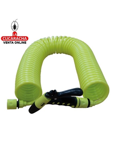 KIT MANGUERA HELICOIDAL GOMA EVA 3/8 CON ACCESORIOS MODELO R40.