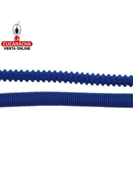 KIT MANGUERA EXTENSIBLE DOBLE LATEX AZUL MODELO 2072.