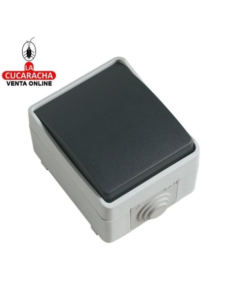INTERRUPTOR ESTANCO ELECTRICO SIMPLE SOBREPONER IP54 MODELO 3621.