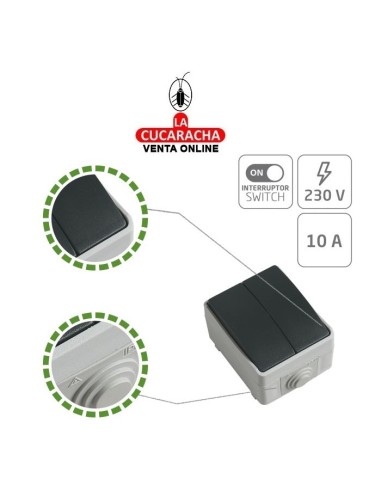 INTERRUPTOR DOBLE ESTANCO ELECTRICO...