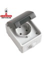 BASE ESTANCA ELECTRICO SCHUKO SIMPLE SOBREPONER IP44-54 MODELO 3600.