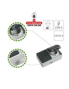 INTERRUPTOR ELECTRICO SIMPLE Y BASE SCHUKO ESTANCA SOBREPONER IP54 MODELO 3620.