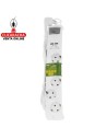 BASE 5 ENCHUFES SCHUKO T.T. INTERRUPTOR 2 TOMAS USB MODELO 5520.