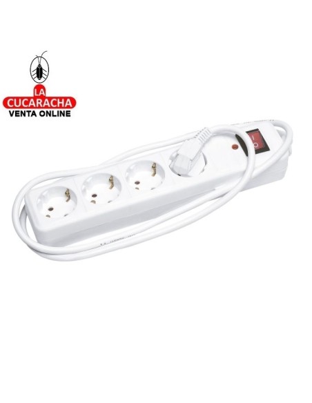 BASE MULTIPLE T.T. INTERRUPTOR CABLE 1.5METROS MODELO 3303.