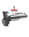 BLISTER FRESA MADERA DIENTES METAL DURO ENCAJE BISAGRAS CAZOLETA MODELO 22511.