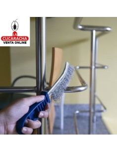 CEPILLO MANUAL MANGO PLASTICO PUAS ALAMBRE ACERO INOX MODELO 33300.