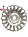 CEPILLO CIRCULAR ALAMBRE TRENZADO CASQUILLO ROSCADO M14 MODELO 34410.