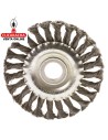 CEPILLO CIRCULAR ALAMBRE TRENZADO AMARRE EJE 16MM MODELO 34420.