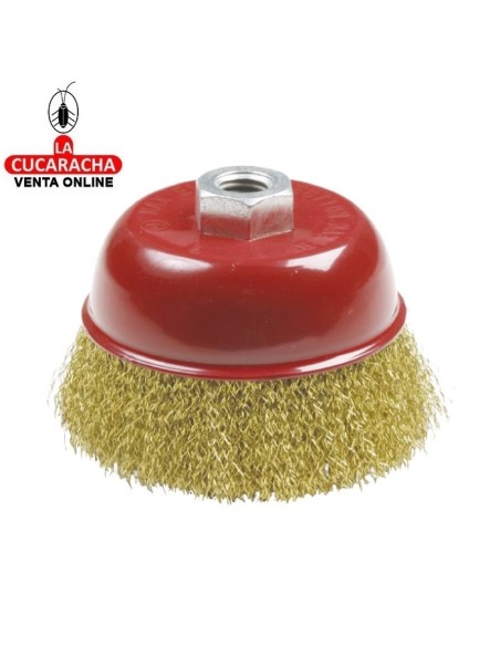 CEPILLO VASO ACERO CASQUILLO ROSCADO M14 MODELO 35210.
