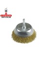CEPILLO VASO ALAMBRE ONDULADO ESPIGA SUJECION 6MM MODELO 35730.