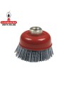 CEPILLO VASO NYLON ABRASIVO CASQUILLO ROSCADO M14 MODELO 35810.