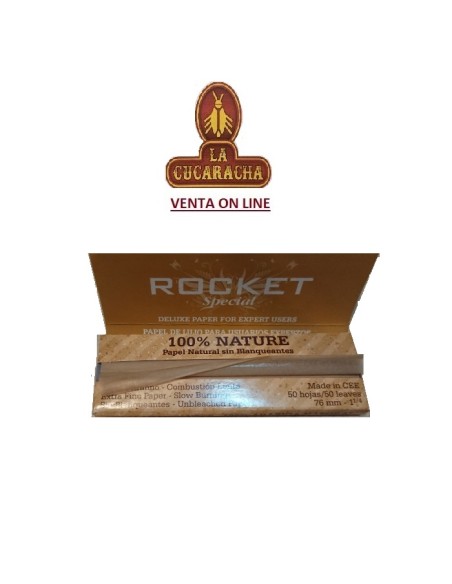ROCKET SPECIAL-200 Blocs Hojas Papel Liar Natural.