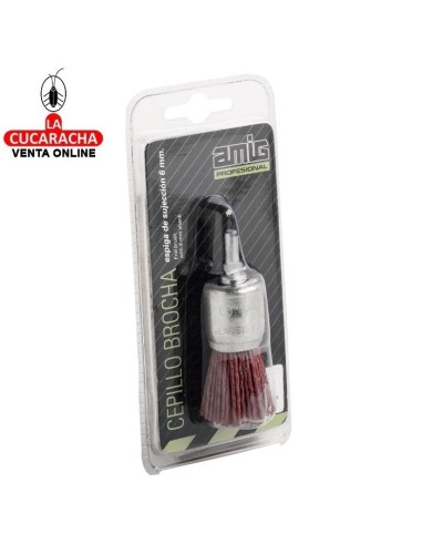 CEPILLO BROCHA NYLON ABRASIVO ESPIGA... CEPILLO BROCHA NYLON ABRASIVO ESPIGA...