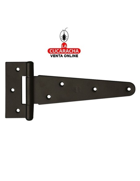BLISTER BISAGRA RUSTICA EN T DE ACERO PARA PUERTA LISA MODELO 550.