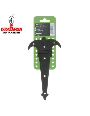 BLISTER BISAGRA PUERTAS RUSTICA ACERO...