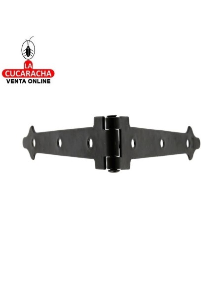 BLISTER BISAGRA RUSTICA ACERO PUNTEADO PARA PUERTA LISA MODELO 552.