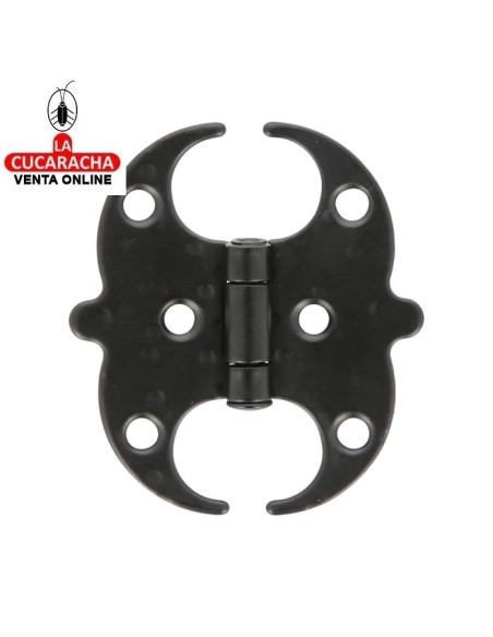BLISTER BISAGRA RUSTICA ACERO PUNTEADO PARA PUERTA LISA MODELO 553.