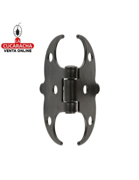 BLISTER BISAGRA RUSTICA ACERO PUNTEADO PARA PUERTA LISA MODELO 553.