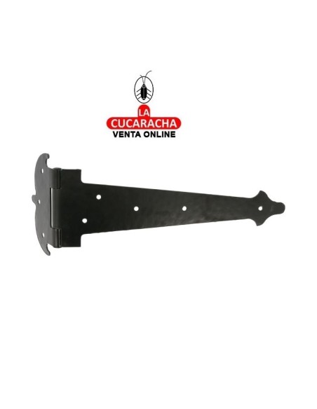 BLISTER BISAGRA RUSTICA REFORZADA ACERO PUNTEADO PARA PUERTA LISA MODELO 554.