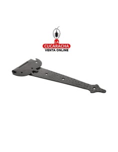 BLISTER BISAGRA PUERTAS RUSTICA REFORZADA ACERO PUNTEADO LISA MODELO 554.