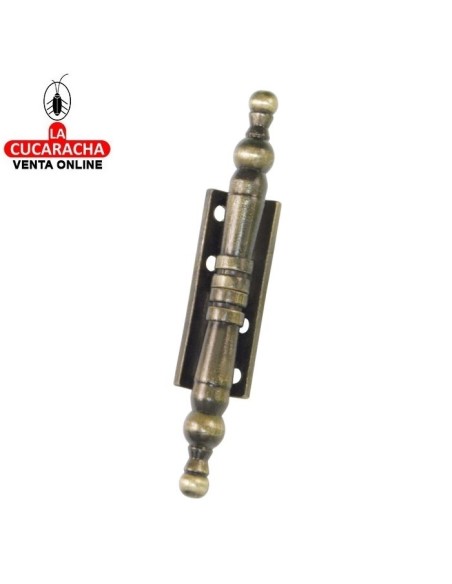 BOLSA 2-BISAGRA RUSTICA DESMONTABLE ARMARIO ZAMAK CON REMATE MODELO 555.