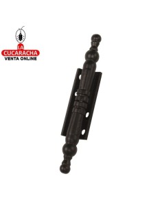 BOLSA 2-BISAGRA ARMARIOS RUSTICA DESMONTABLE ZAMAK CON REMATE MODELO 555.