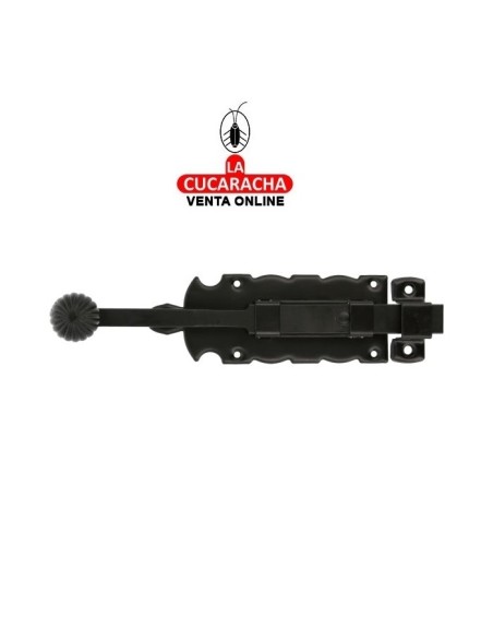 PASADOR RUSTICO ACERO NEGRO EJE ZAMAK DE SOBREPONER MODELO 410.