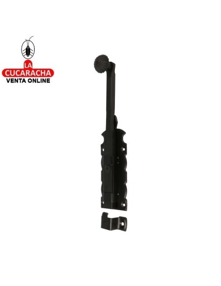 PASADOR RUSTICO ACERO NEGRO EJE ZAMAK DE SOBREPONER MODELO 410.