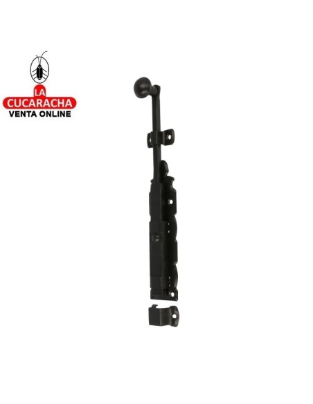 PASADOR RUSTICO ACERO NEGRO EJE ZAMAK DE SOBREPONER MODELO 411.