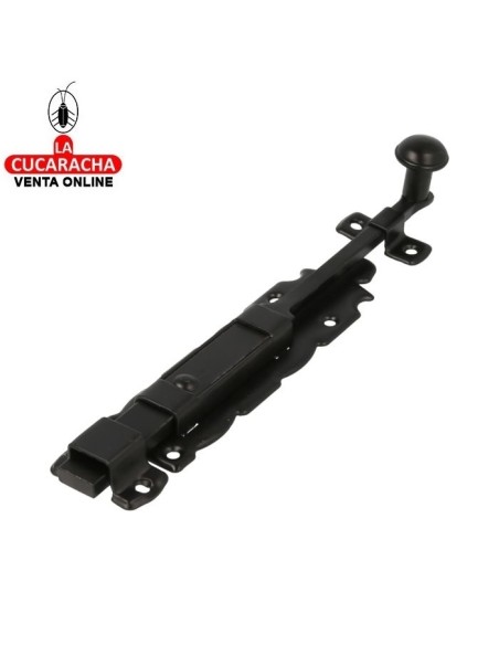 PASADOR RUSTICO ACERO NEGRO EJE ZAMAK DE SOBREPONER MODELO 411.