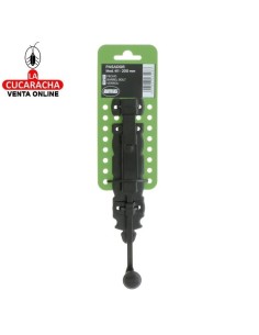 PASADOR RUSTICO ACERO NEGRO EJE ZAMAK DE SOBREPONER MODELO 411.