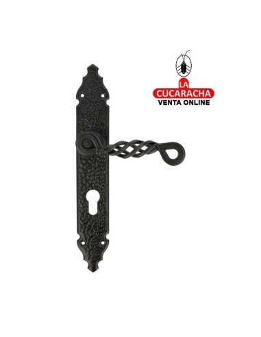 JUEGO MANILLAS RUSTICO ZAMAK PLACA... JUEGO MANILLAS RUSTICO ZAMAK PLACA...