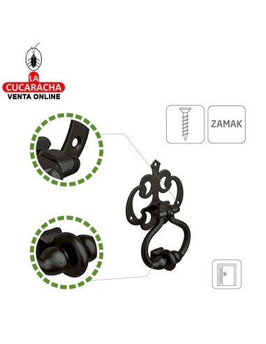 ALDABA RUSTICA ACERO PUERTAS ENTRADA... ALDABA RUSTICA ACERO PUERTAS ENTRADA...