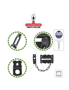 BLISTER CADENA SEGURIDAD RUSTICA ACERO MODELO 3.