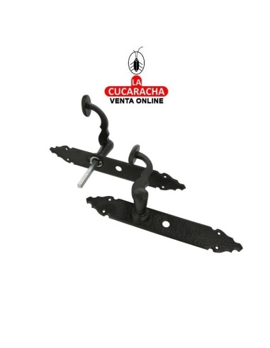 JUEGO MANILLAS RUSTICO ZAMAK PLACA... JUEGO MANILLAS RUSTICO ZAMAK PLACA...