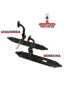 MANILLA RUSTICO ZAMAK PLACA...