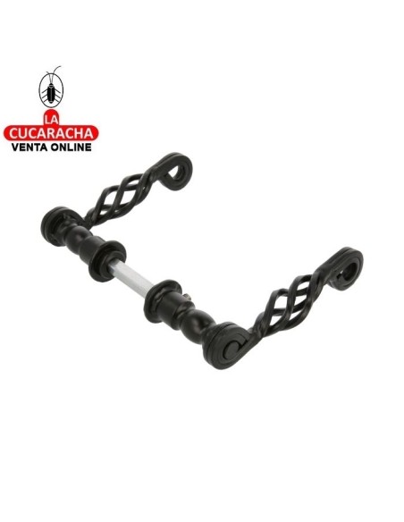 JUEGO MANILLAS PUERTA RUSTICO ZAMAK SIN PLACA MODELO 102SP.