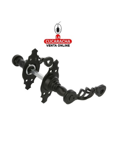 JUEGO MANILLAS RUSTICO ZAMAK PLACA...