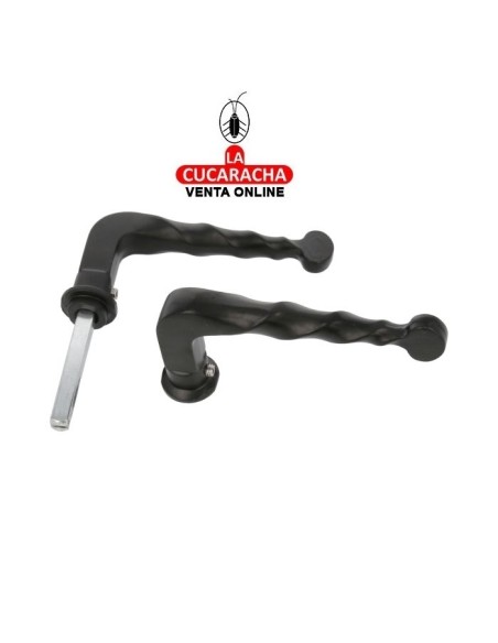 JUEGO MANILLAS RUSTICO ZAMAK SIN PLACA MODELO 101SP.