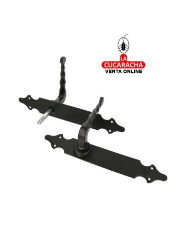 JUEGO MANILLAS PUERTA RUSTICO ZAMAK...