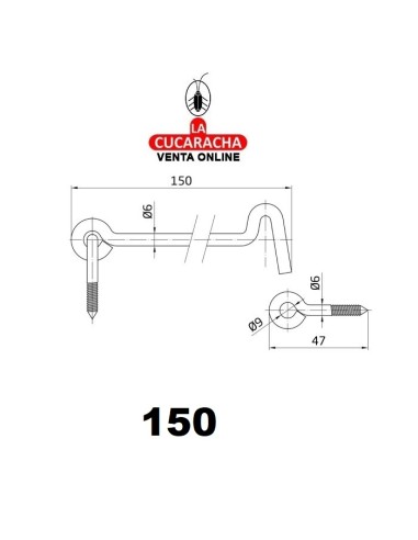 blister ALDABILLA ACERO CIERRE...