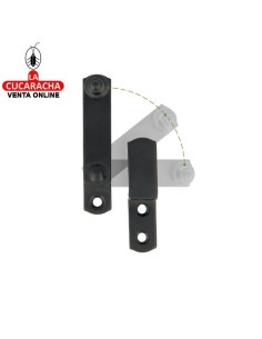 ALDABILLA ACERO CIERRE CONTRAVENTANAS CON SOLAPA MODELO 4.