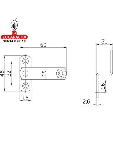 ALDABILLA ACERO CIERRE CONTRAVENTANAS... ALDABILLA ACERO CIERRE CONTRAVENTANAS...