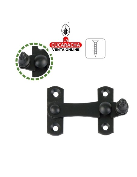 ALDABILLA ACERO CIERRE CONTRAVENTANAS CON SOLAPA MODELO 3.