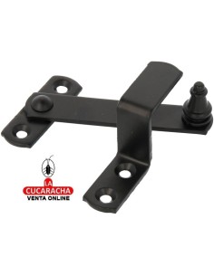 ALDABILLA ACERO CIERRE CONTRAVENTANAS CON SOLAPA 25MM MODELO 2.