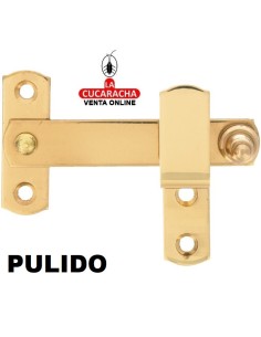 ALDABILLA ACERO CIERRE CONTRAVENTANAS CON SOLAPA 25MM MODELO 2.