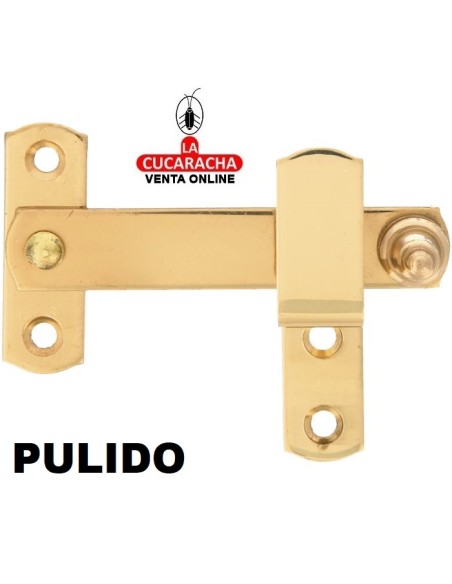 ALDABILLA ACERO CIERRE CONTRAVENTANAS CON SOLAPA 25MM MODELO 2.